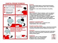 Tabulka Karta první pomoci 180 mm x 148 mm