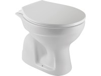 Stojící WC, svislý odpad, bílá keramika, 53 x 36 x 39 cm