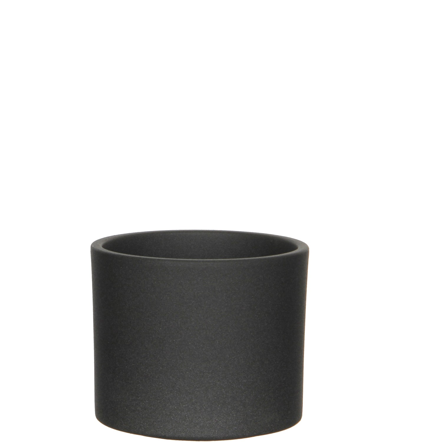 Mica Decorations Obal na květináč Era tmavě šedý matný, pr. 15 x 13 cm