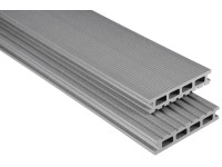 KOVALEX Terasové prkno WPC EXKLUZIV matné šedé 26 x 145 mm - metráž