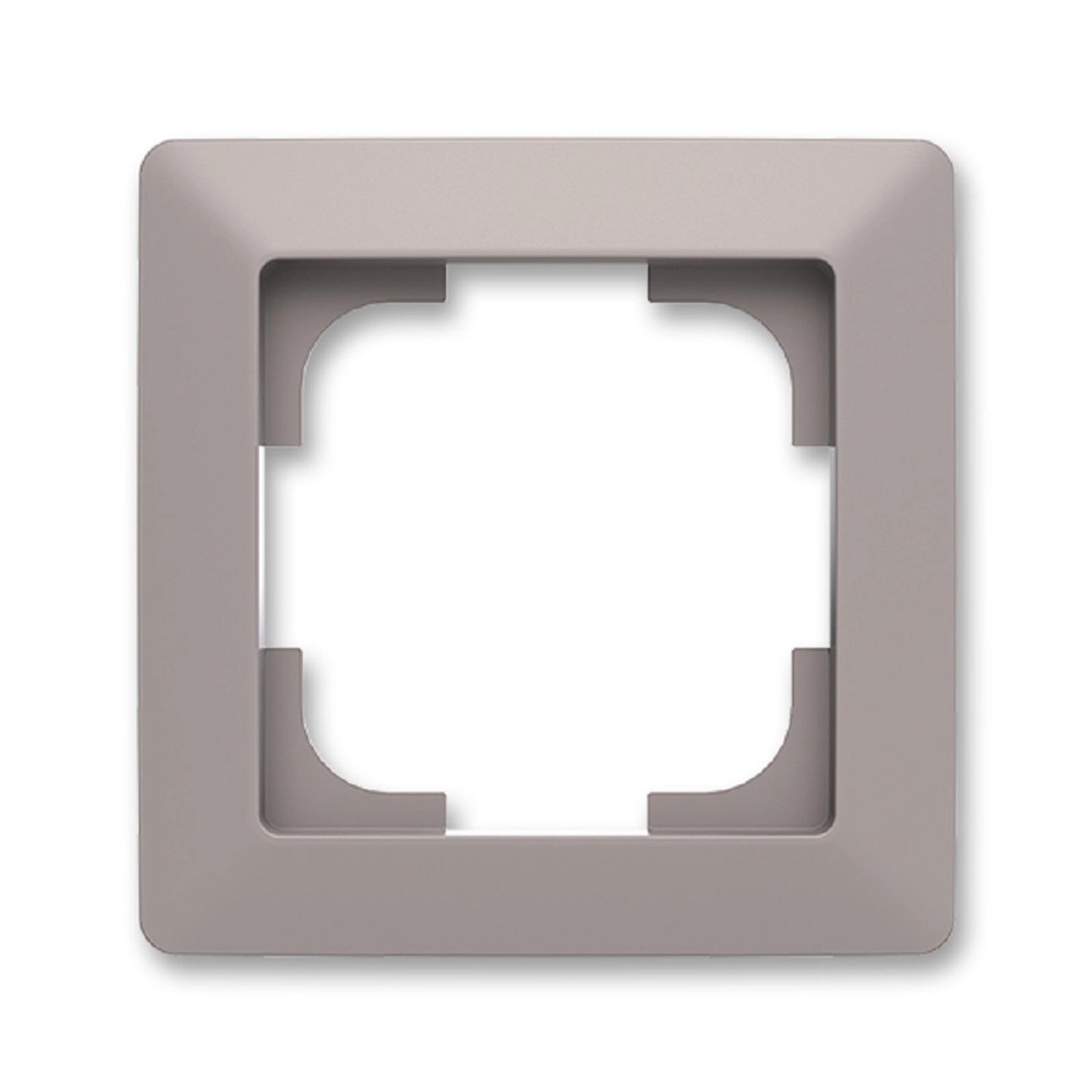 Rámeček ABB Zoni jednonásobný greige, bílá