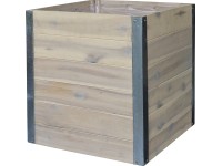 Dřevěný květináč 38 cm x 38 cm x 38 cm