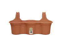 Florus Balkonový květináč Mediterran Hanger Trio terakota 52 x 26,2 x 24 cm