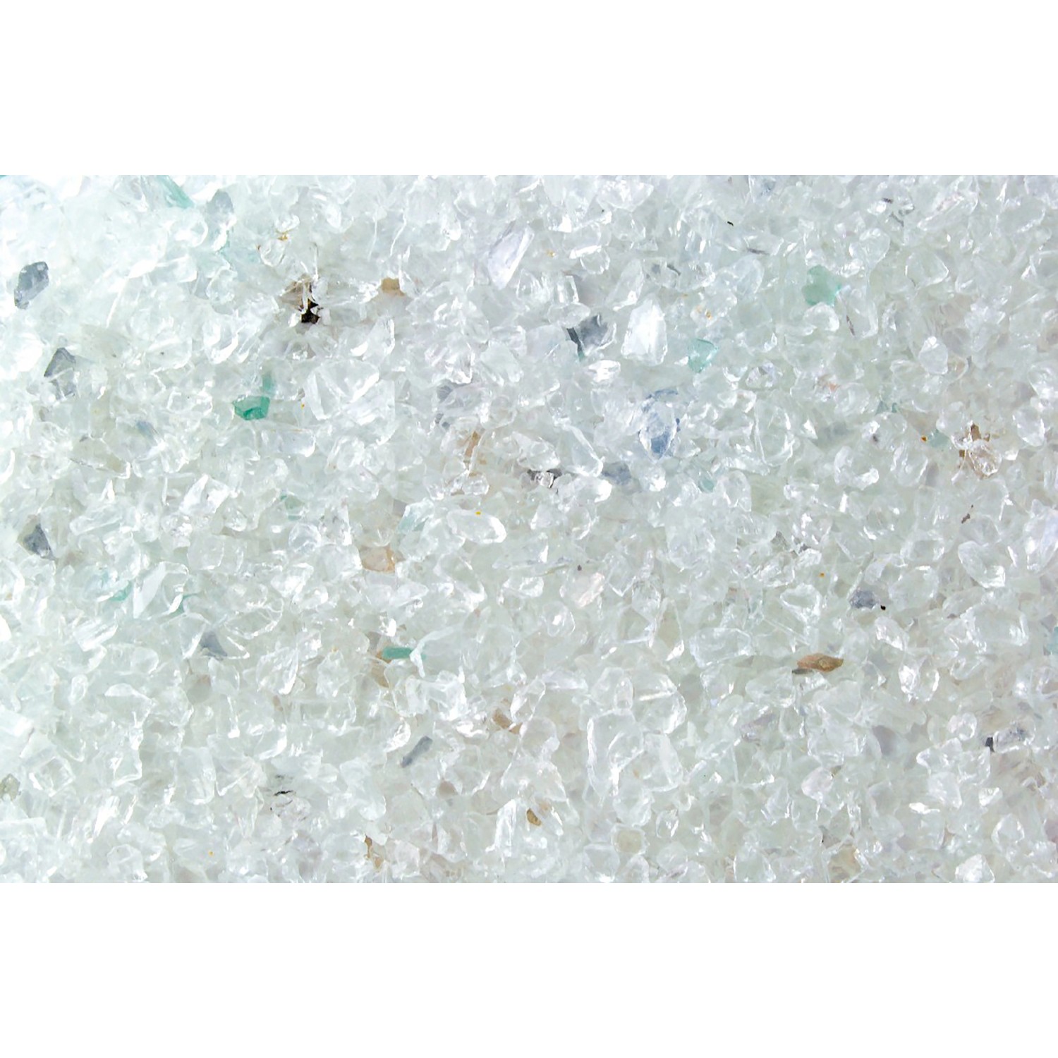 Skleněná drť křišťálově čirá 4-8 mm 10 kg PE pytel