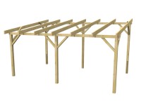 Maone Dřevěná zahradní pergola ALAN 1, 300 x 250 cm (výška 210-230 cm)