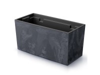 Prosperplast Truhlík Urbi Case Beton Effect antracitový 395 x 185 x 195 mm