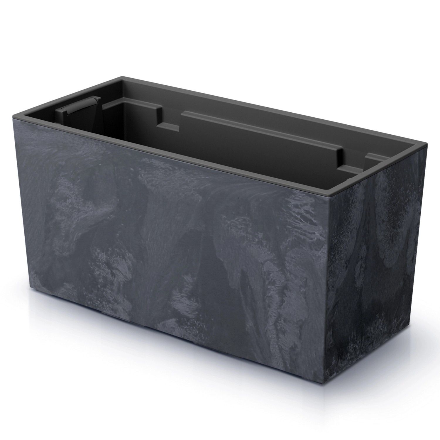 Prosperplast Truhlík Urbi Case Beton Effect antracitový 395 x 185 x 195 mm