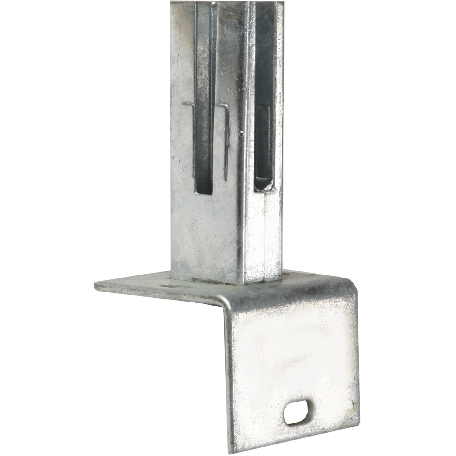 Floraworld Úhlová opěrná patka pro plotové sloupky, pozinkovaná, 60 x 40 mm