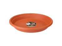 Elho Univerzální miska pod květináč Round, terakotová, pr. 25 x 4 cm