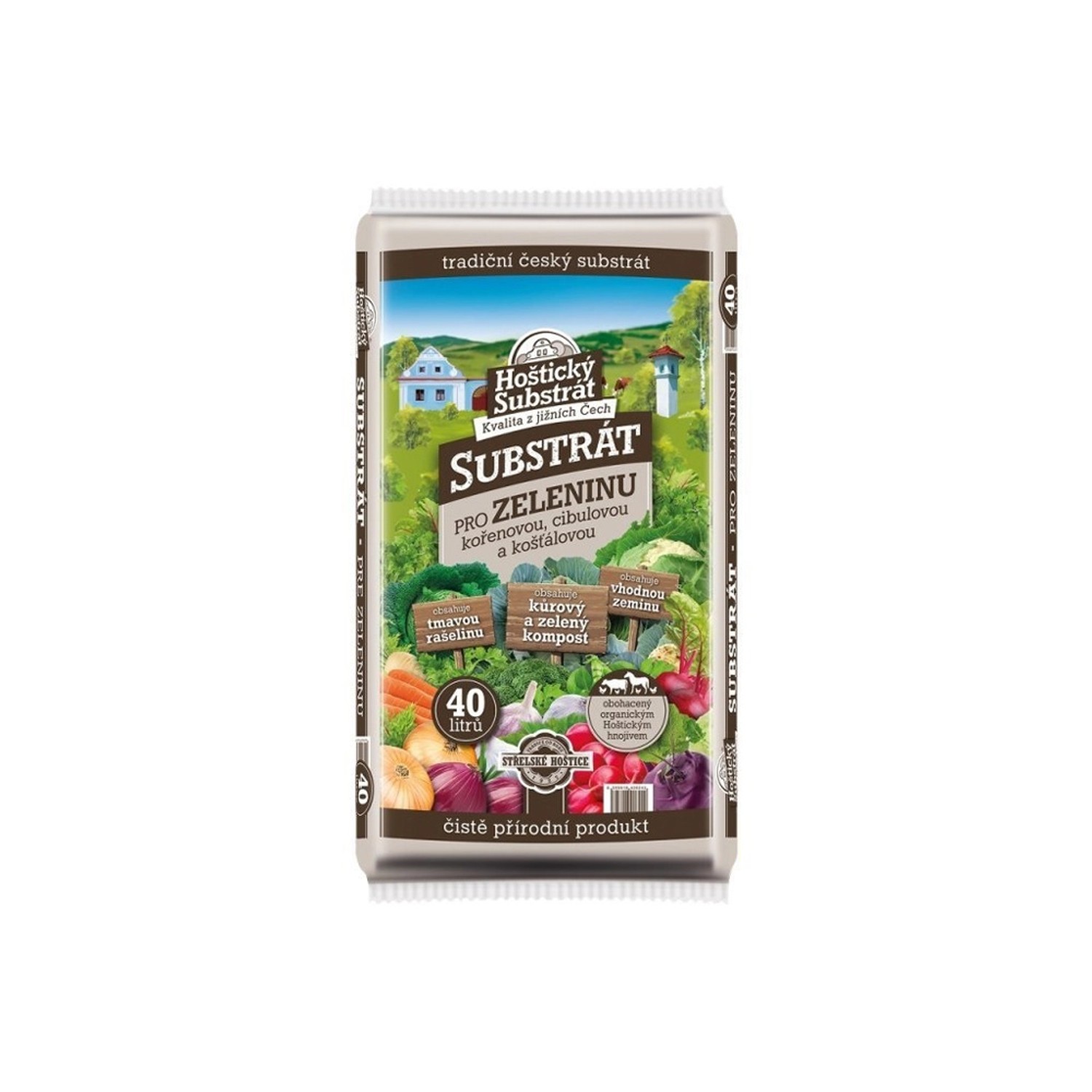 Hoštický Substrát pro zeleninu 40 l