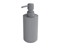 Allstar Dávkovač mýdla Minas šedý 18 cm x 7 cm 280 ml