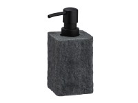 Wenko Dávkovač mýdla Villata 0,3 l polyresin 7 cm x 15 cm x 7 cm antracitový