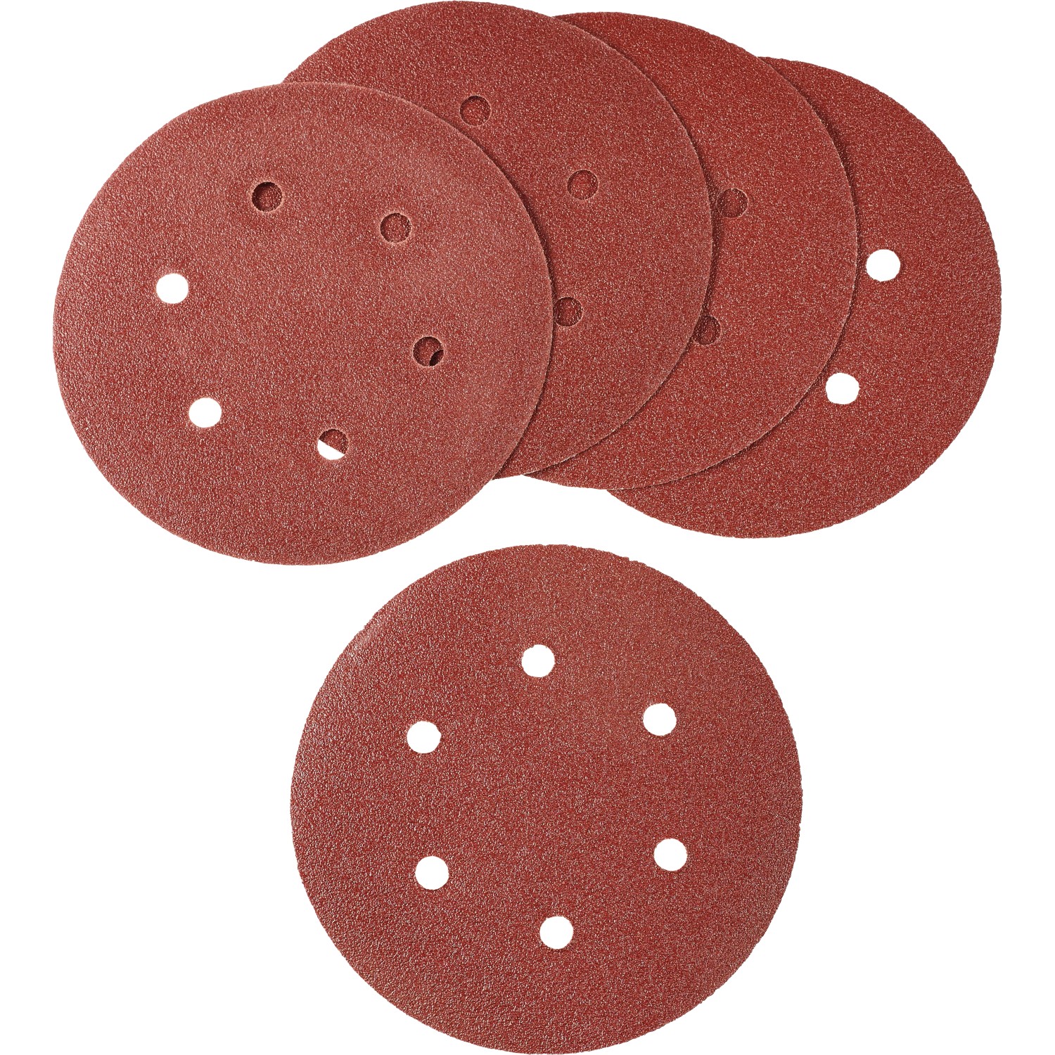LUX Brusná podložka pro excentrické brusky K80 děrovaná, 5 ks, pr. 150 mm