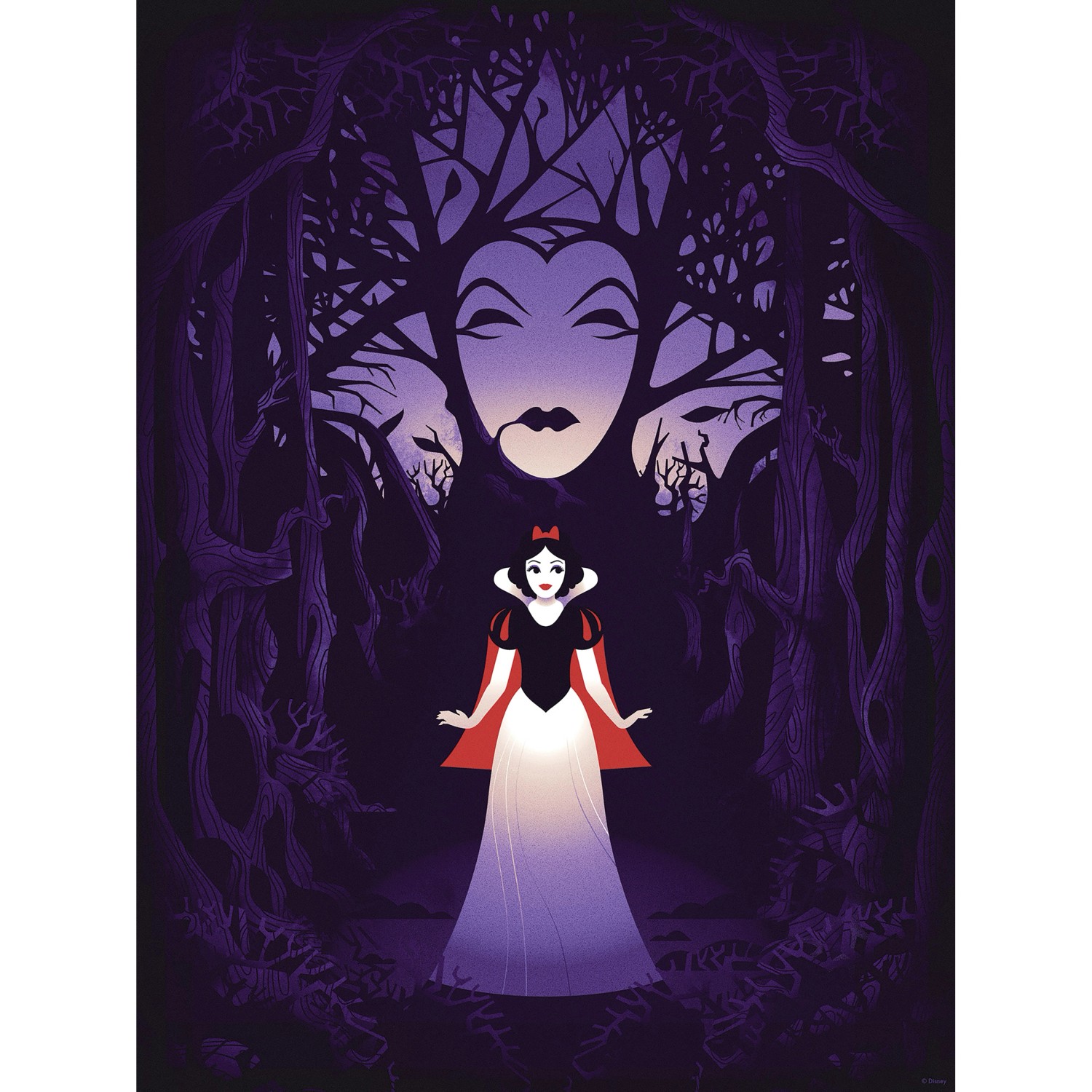 Komar Plakát Disney Snow White Evil Queen 30 x 40 cm