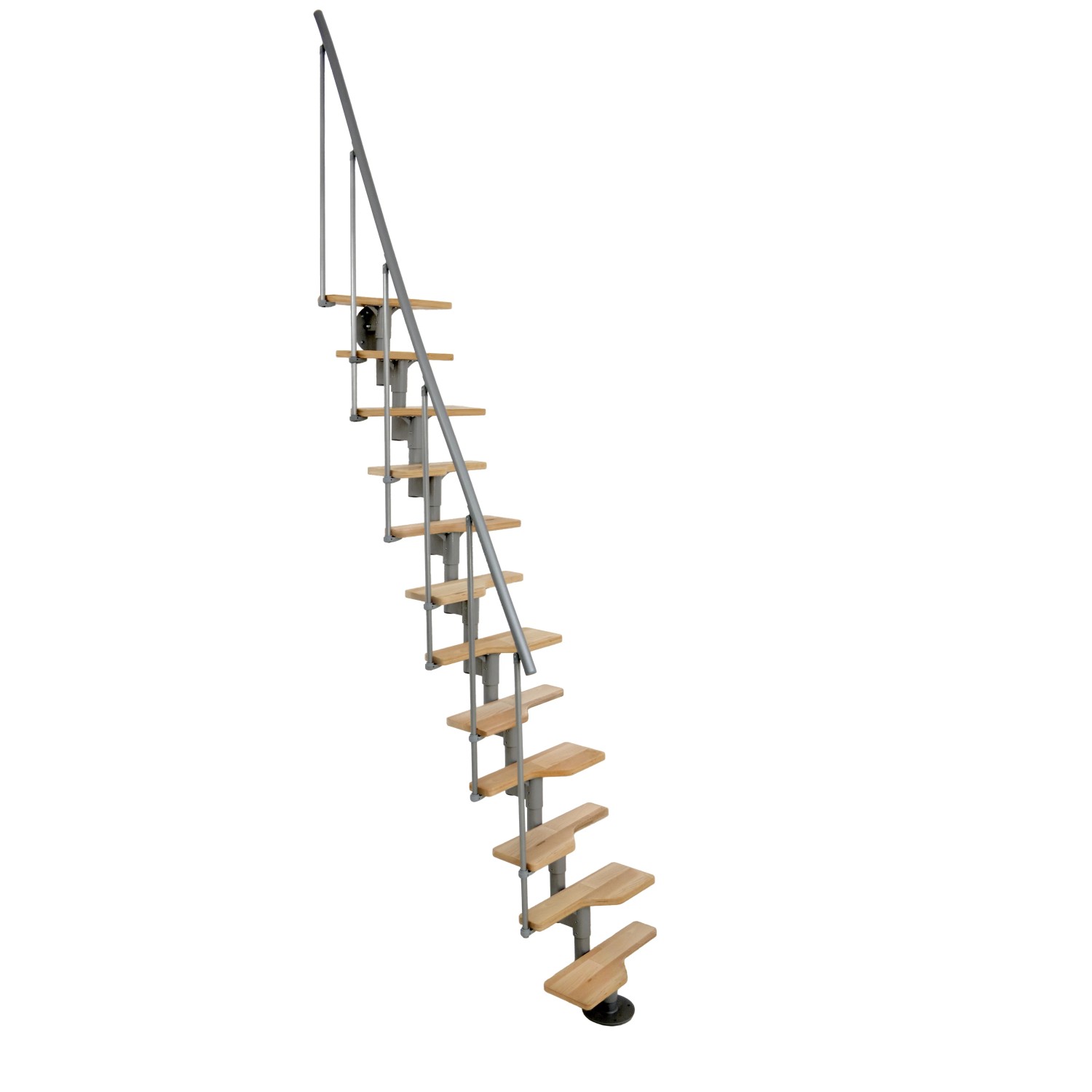 Minka STAIRS modulové schodiště Vienna buk/šedá, 293,8 cm