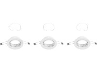 Briloner Vestavné svítidlo 3 světelné zdroje bílé