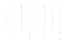 OBI LED světelná síť s hvězdami 40x LED teplá bílá IP44 transparentní 0,9 x 1,4m