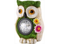 OBI LED solární svítidlo Orune sova zelené - bílé