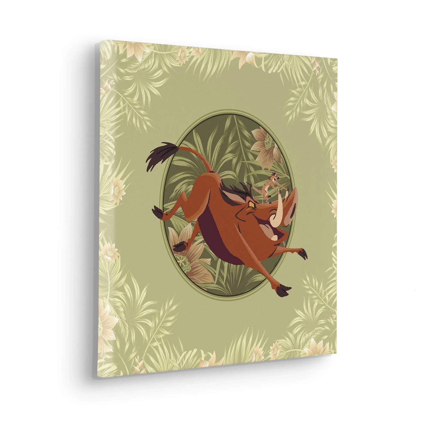 Komar Nástěnný obraz na rámu Disney The Lion King Wild and Free Since 40 x 40 cm