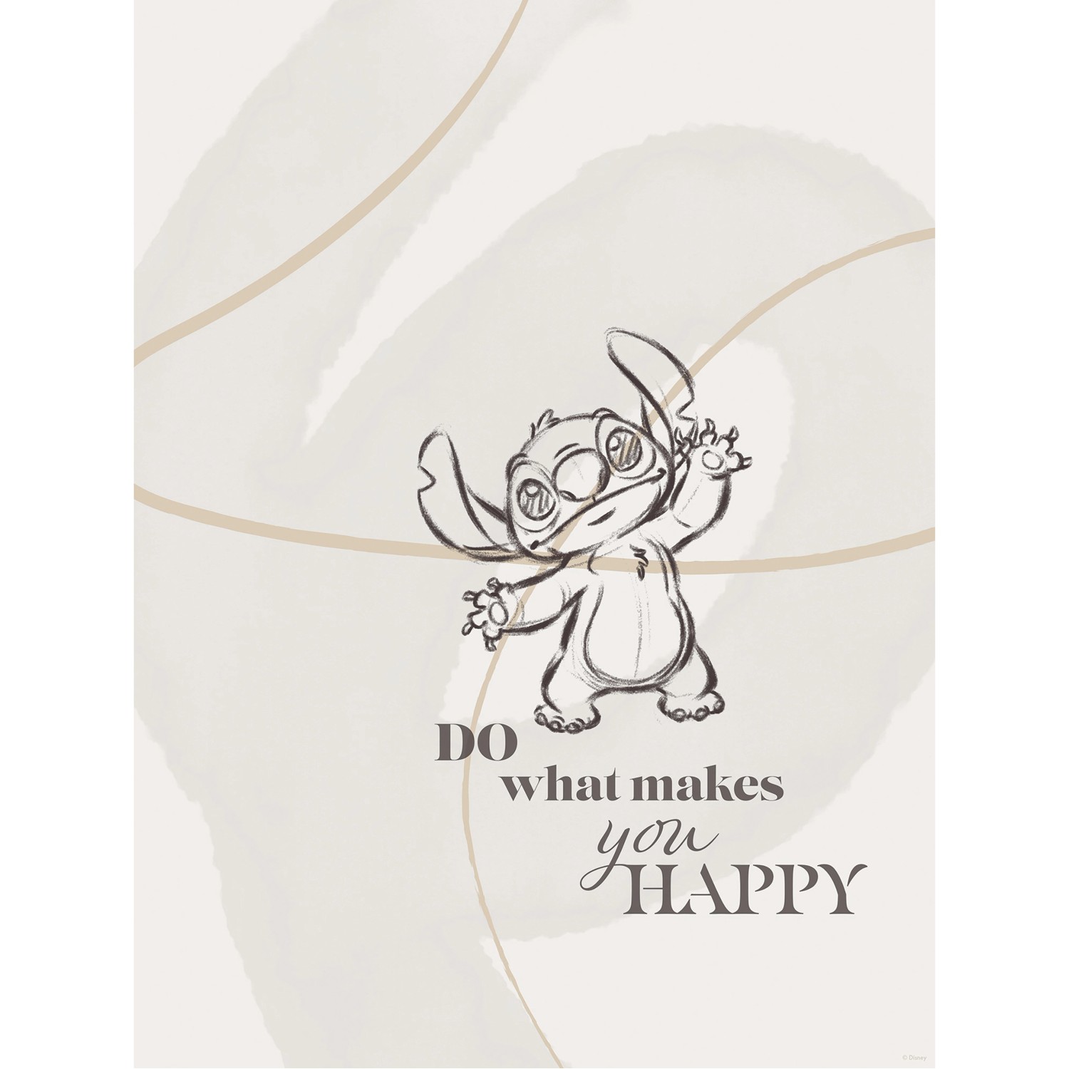 Komar Plakát Disney Lilo and Stitch Do What Makes You Happy 30 x 40 cm
