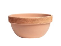 Degrea Terakotová žardinka Ciotola Ibis Graffiata, pr. 30 x 15 cm