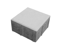DITON Zámková dlažba Kostka 8, bílá, 20 x 20 x 8 cm