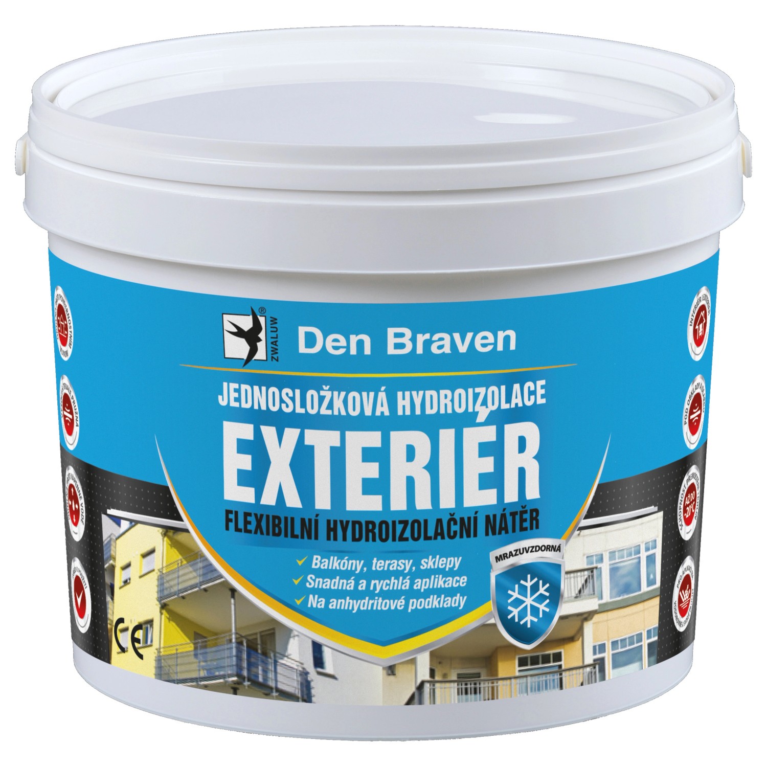 Den Braven Jednosložková hydroizolace EXTERIÉR 2,5 kg