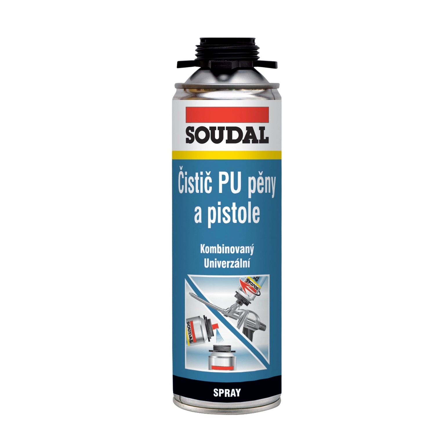 Soudal Čistič polyuretanové pěny a pistole 500 ml