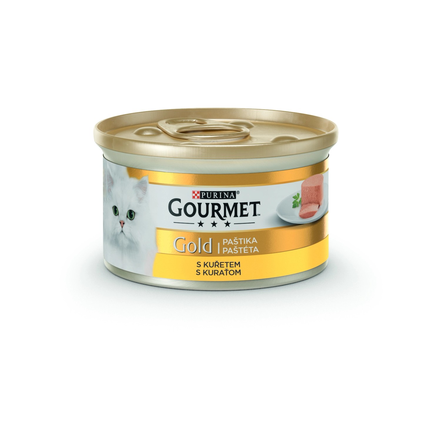 Gourmet Gold Jemná paštika s kuřecím pro kočky