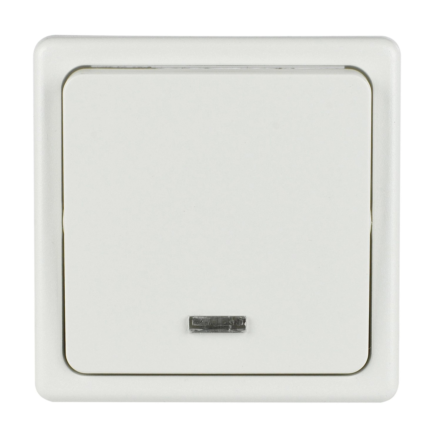 SEZ Jednopólový spínač se signalizací Standard DS S 1101-1 B bílý 28 x 82 x 82mm