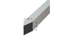 Spálenský Kolík k rajčatům borovice/smrk, 18 x 18 x 2000 mm